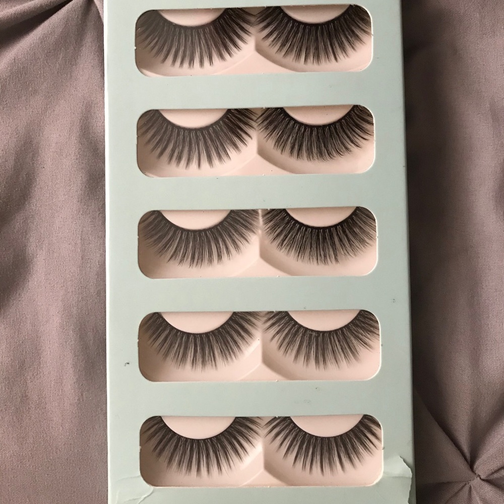 False eyelashes 5 pack